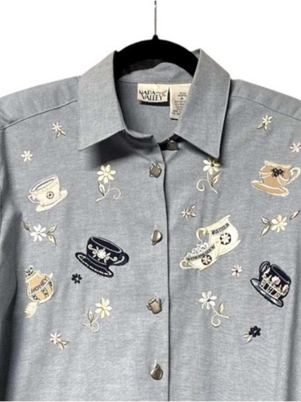 Vintage Napa Valley Women’s Blue Denim Shirt